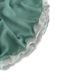 Image 2 of Reversible chiffon Double layer Rehearsal skirt ( Half circle skirt 180 degree)