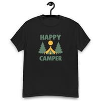 Image 2 of Unisex classic tee, Happy Camper T-Shirt | Camping Outdoor Adventure Graphic Tee