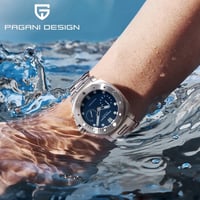 Image 2 of PAGANI DESIGN 2025 Diving Machinery Automatic Men's Watch Stainless Steel Luminous Sapphire Glass Ou