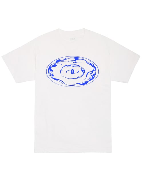 Image of NATURAL LAW TEE - VINTAGE WHITE/BLUE