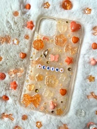 Image 2 of Orange Junk/Charm Phone Case