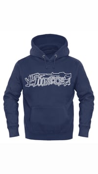 500Mooch Blue Hoodie 