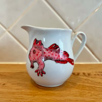 Image 3 of Red Handfish Mini Milk Jug