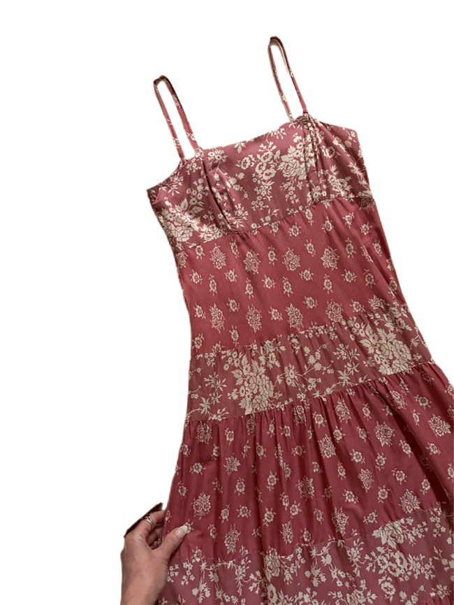 late 60s India Imports cotton voile dress