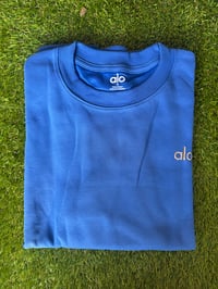 Image 1 of blue crew neck 