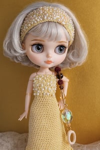 Image 5 of Blythe doll with crochet outfit Holidays edition 
