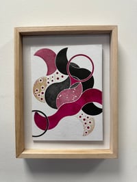 Image 1 of 2 colour geometric print