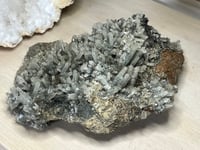 Image 22 of Large Quartz Crystal Points Cluster with inclusions & Fluorite | China #2887