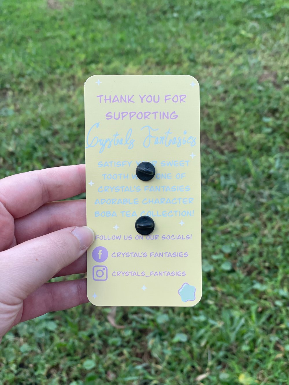 Image of Blue Alien Enamel Pin