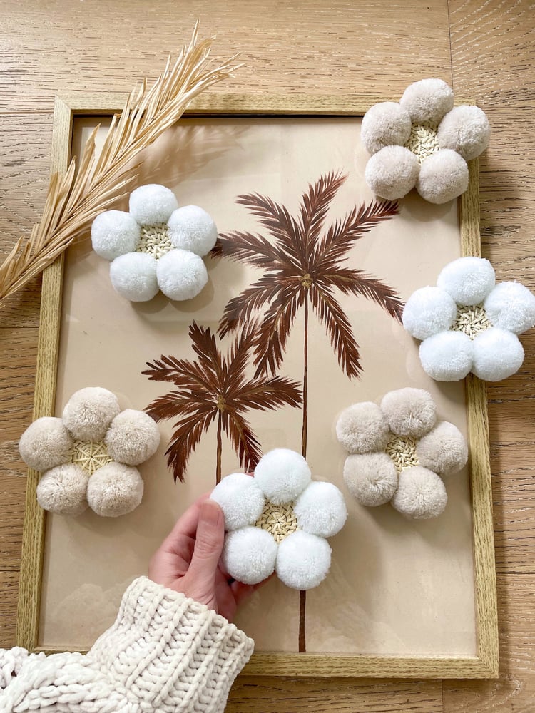 Image of White and Milk Blooms ( use drop down menu to select colour choice )