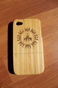 Image of Deer wooden bamboo case for iPhone 4