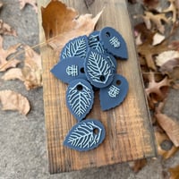 Winter Blue PVC Leaf