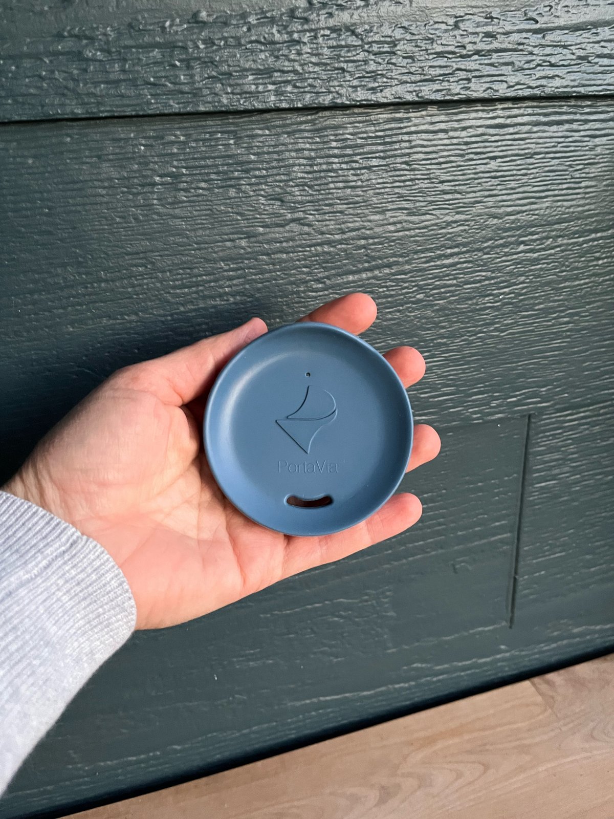 Image of Portavia Silicone Lid Medium BLUE