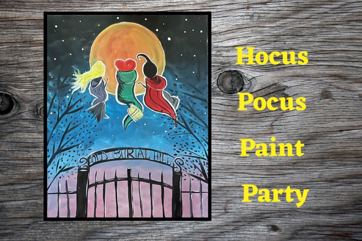 Image of Hocus Pocus Paint Party 10/15 Pica's Deli and Ice Cream