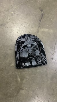 Image 2 of Jesus Face Beanie 