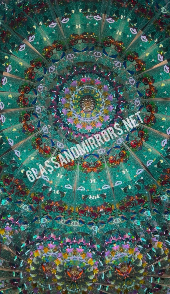 Image of Green Jumbo Wand Aura Kaleidoscope