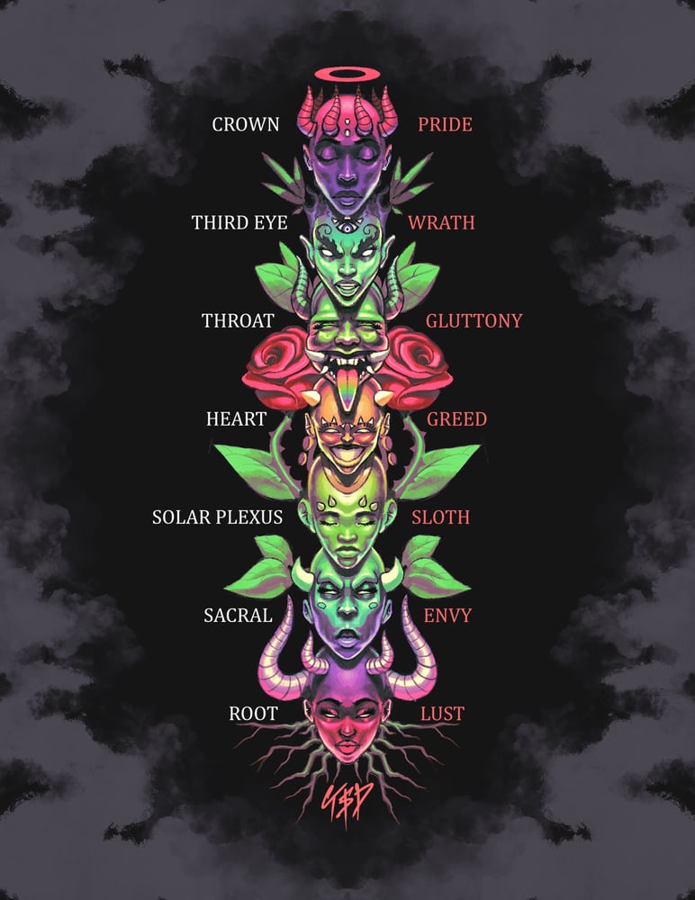 Image of Chakras X Sins Prints/Poster