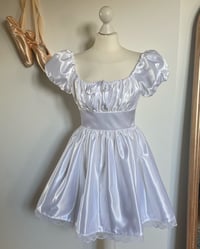 Image 2 of Milkmaid Satin Dress 