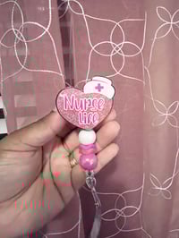 Image 5 of Beaded Badge Reel