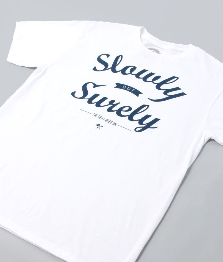 Image of 'Slowly But Surely' OG T-Shirt (White)