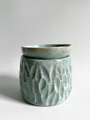 Image of Sage carved oil burner 