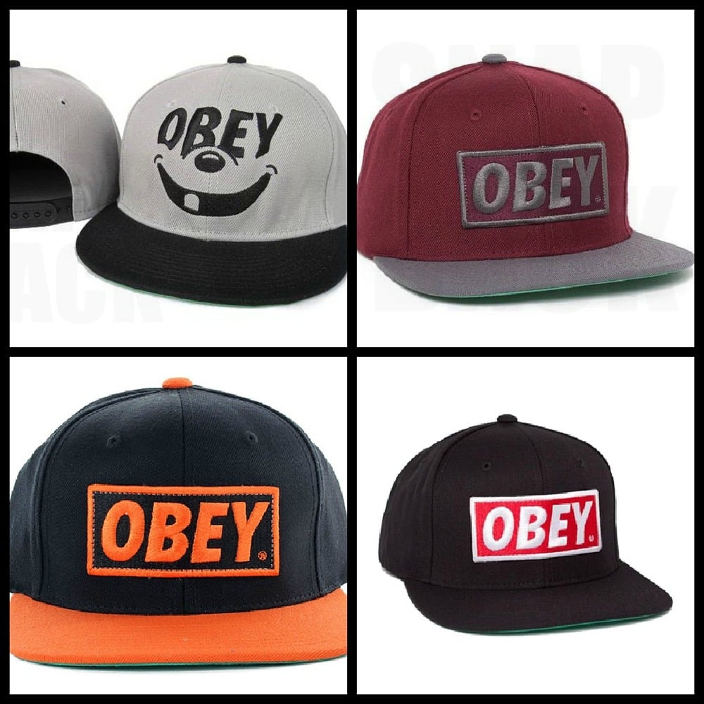 OBEY ' original ' snapbacks