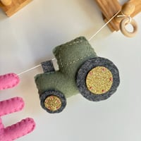 Image 2 of Tractor Name Garland - Pink