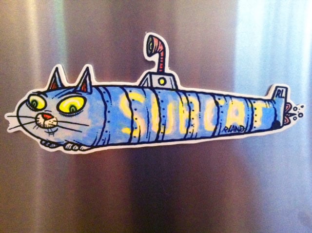 Subcat Magnetic Art (Blue)