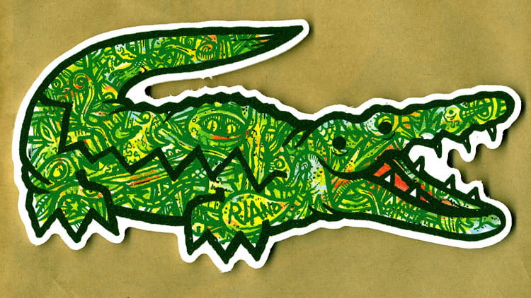 Lacoste Landfill Gator Magnetic Art Image 2