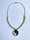 Yin Yang beaded necklace #18
