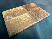 Image 3 of Figured Walnut & Layered Micarta Segmented Knife Scales