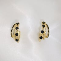 Black Chelsea Earrings 