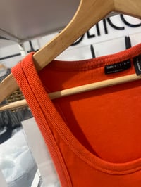 Image 2 of ASOS orange ribbed dress