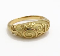 Image 2 of Antique Swirl Ring 18k 