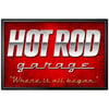 Vintage Hot Rod Metal Sign