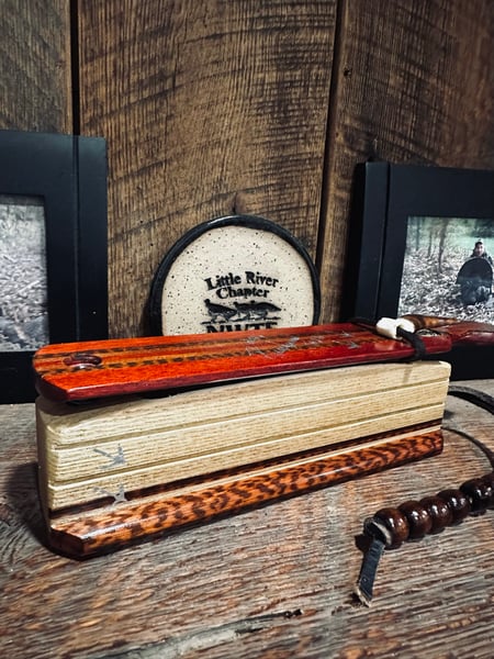 Image of Bloodwood/Sassafras with snakewood inlay
