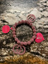 Pink junk bracelet 