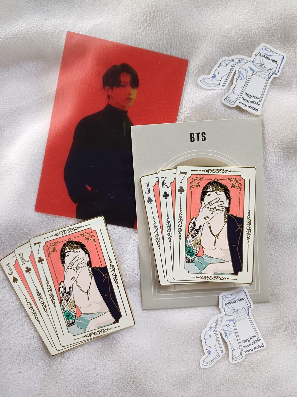 Image of Jungkook Kingcard Enamel Pin