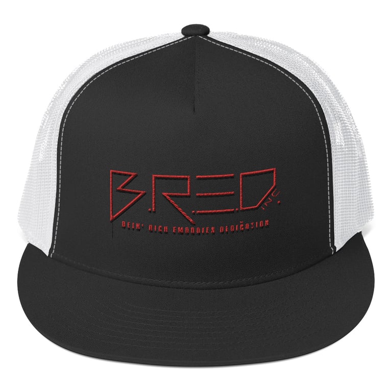 BRED LOGO Trucker Cap Image 2