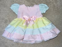 Rainbow Girls Bow Dress