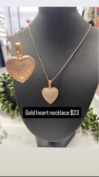 Image 1 of Gold Heart necklace 