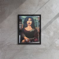 Image 4 of Shmona Lisa Bushwick Collective 2018 Framed Canvas