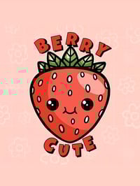 Image 3 of - BERRY CUTE - STRAWBERRY CANDLE PACK OF 6