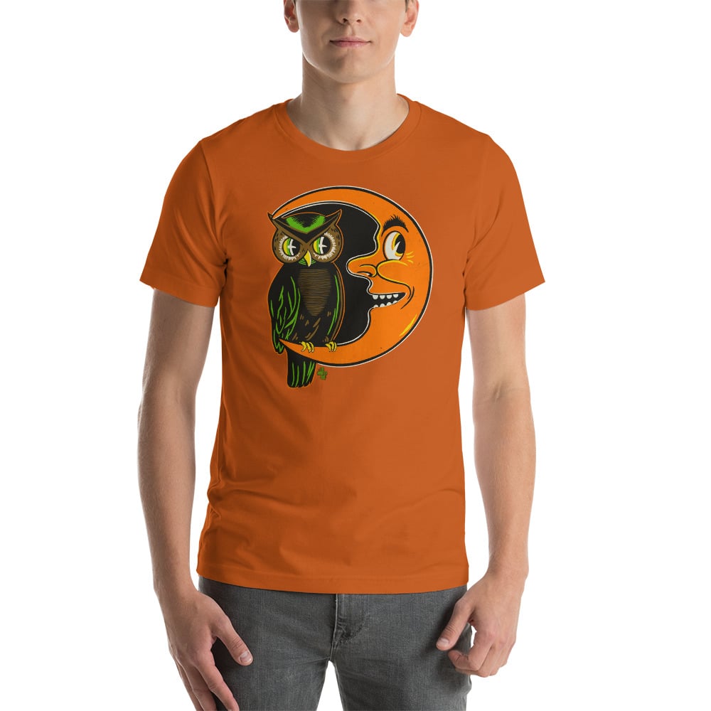 “VINTAGE OWL & MOON” T-SHIRT