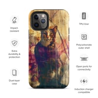 Image 5 of Beautiful Colorful Oil Painting Tabby Cat Inspired Tough Case for iPhone®