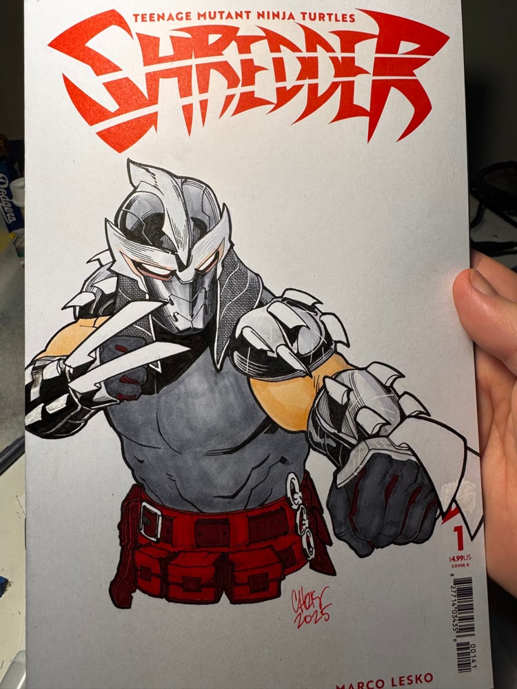 Image of Shredder 1 sketch cover