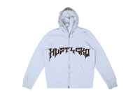 Motion - Zip-Up Hoodie - Grey & Brown