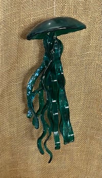Image 2 of Teal Jellyfish Wind Chimes