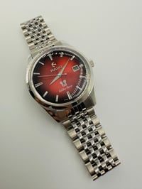 Image 4 of Rado Golden Horse Auto Men’s Watch Red Dial Date Steel Bracelet Swiss Made