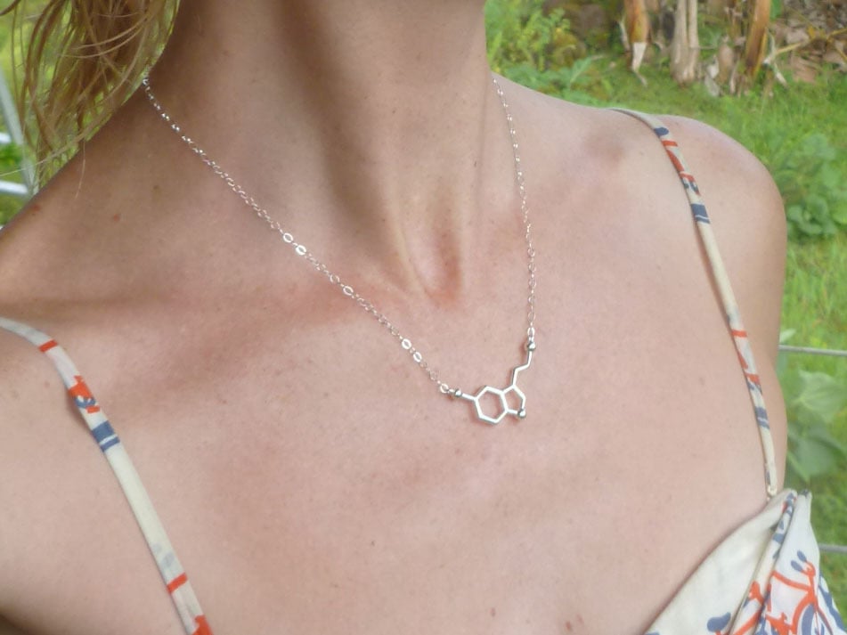 Image of serotonin necklace - link